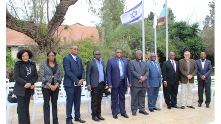 Une délégation de la Zambie en visite au Galilee Institute