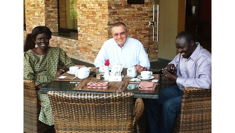 Dr. Joseph Shevel in Uganda