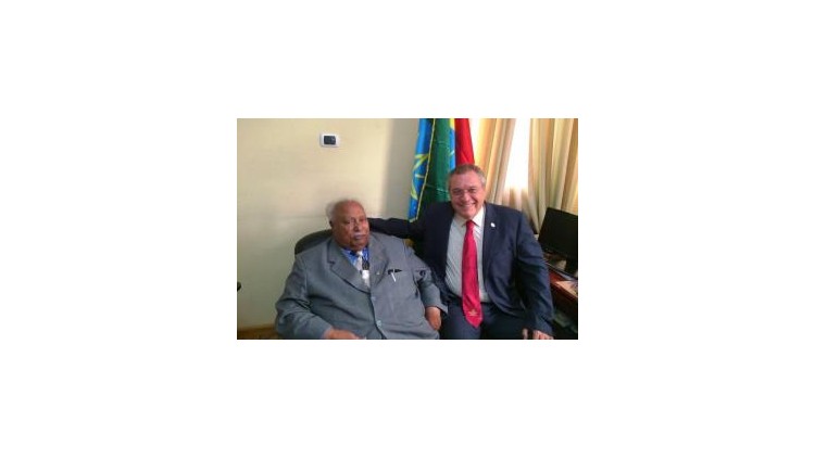 Meeting the Former President of Ethiopia
