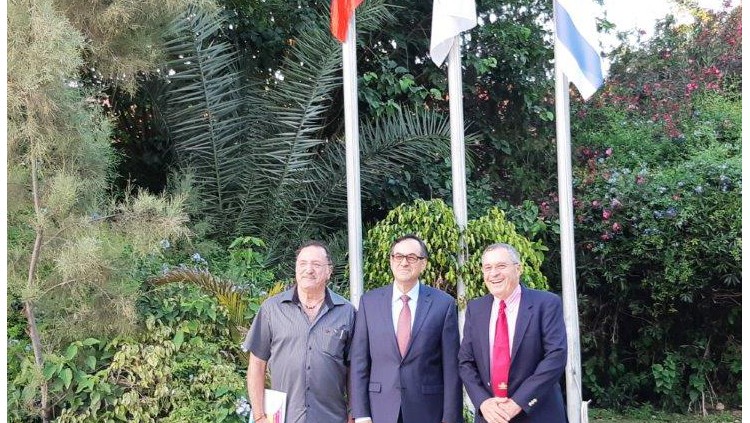 El nuevo Embajador de Colombia en Israel visito el Instituto Internacional de Gestión Galilee