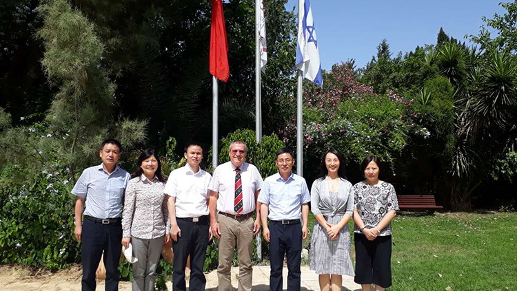 中共浙江省委组织部赵雄文副部长于二零一八年五月二十一日率团访问了以色列嘉利利国际管理学院