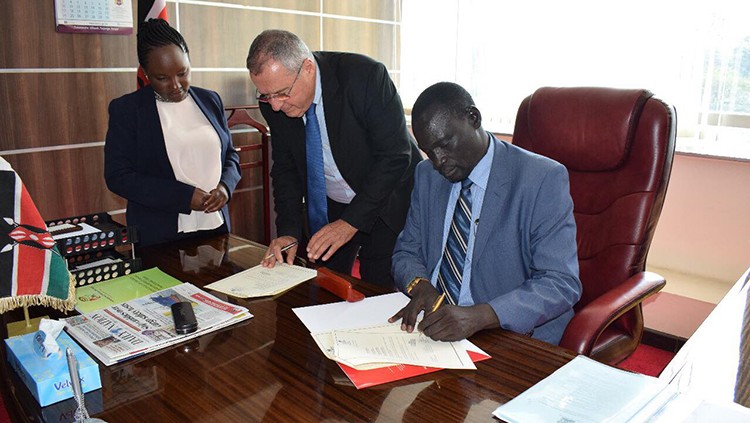 Protocole d'accord signé à Nairobi, Kenya