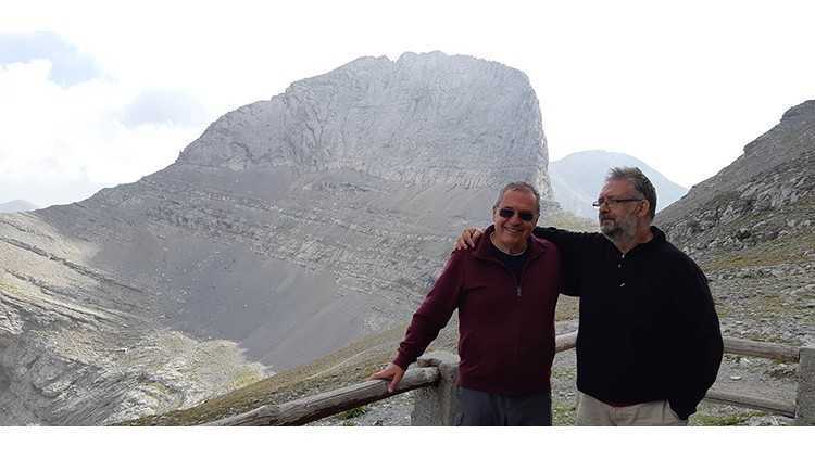 Mount Olympus conquered by Prof. Sotiris Theofanis and Dr. Joseph Shevel