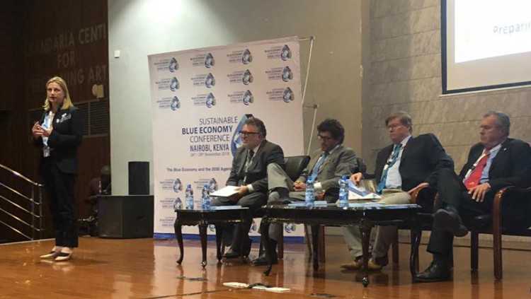 Dr. Joseph Shevel was a Keynote Speaker at the Sustainable Blue Economy Conference in Kenya