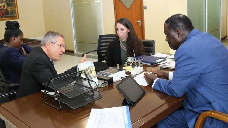 La haute direction du Galilee Institute a rencontré l'Honorable Raila Odinga, ancien Premier ministre du Kenya