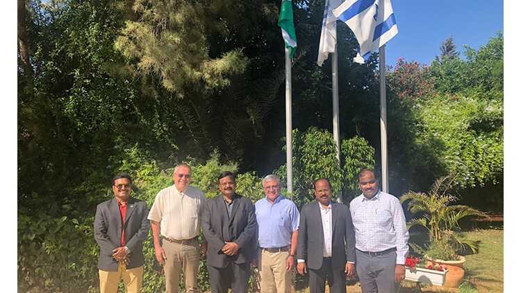 Une délégation de responsables universitaires d’Inde en visite à GIMI