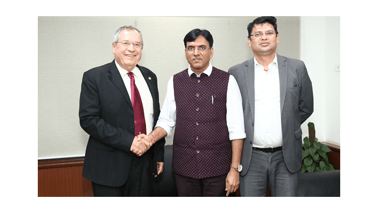 Dr. Joseph Shevel, President of Galilee Institute (GIMI) visited India