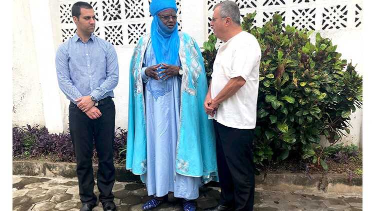 Meeting with the Emir of Nasarawa