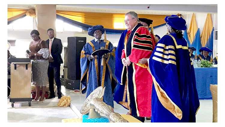 Dr. Joseph Shevel Keynote Speaker at the Michael and Cecilia Ibru University, Delta State