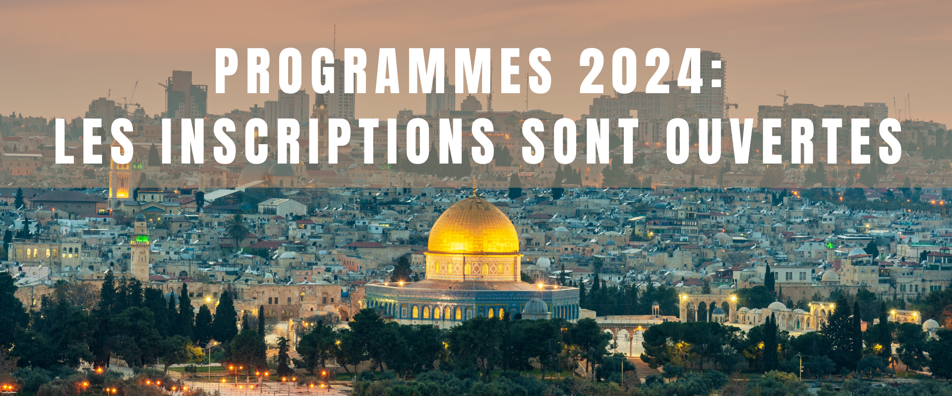 Programmes 2024: Inscriptions ouvertes
